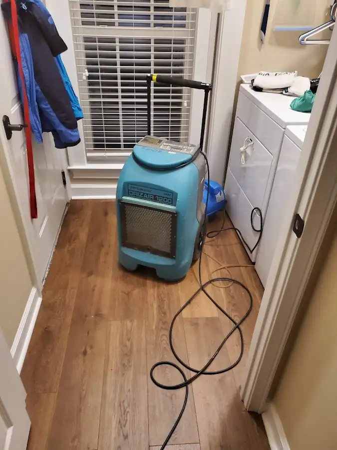Commercial dehumidifier deployed for Crawl Space Restoration in Upper Leacock